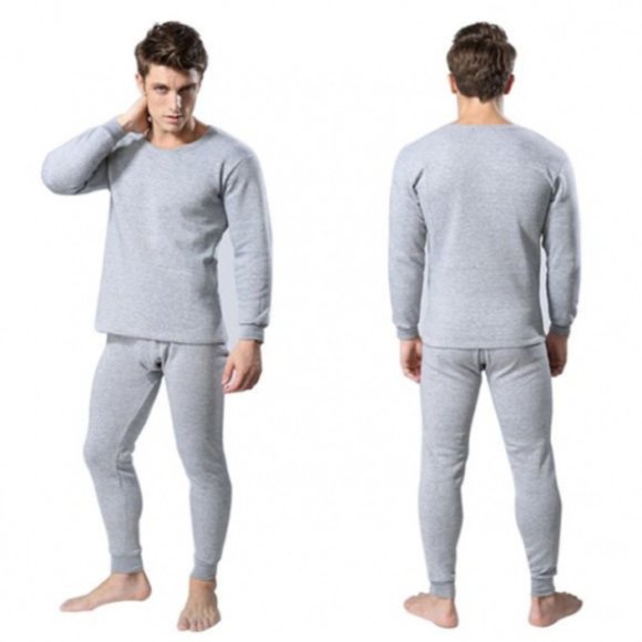 Other - MEN'S 2-PIECE COTTON THERMAL SET WITH SHIRT & PANTS